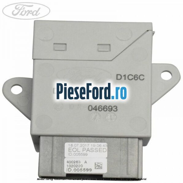 Modul carlig remorcare retractabil Ford S-Max 2015-2023 2.5 FHEV 190 cp BGCA hybrid