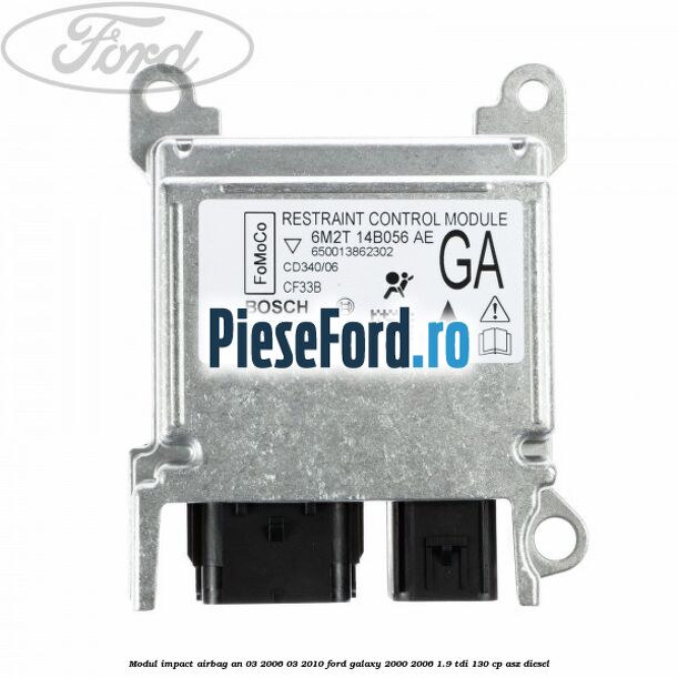 Modul impact airbag an 03/2006-03/2010 Ford Galaxy 2000-2006 1.9 TDI 130 cp ASZ diesel