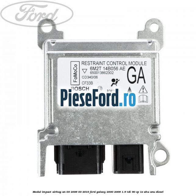 Modul impact airbag an 03/2006-03/2010 Ford Galaxy 2000-2006 1.9 TDI 90 cp 1Z, AHU, ANU diesel