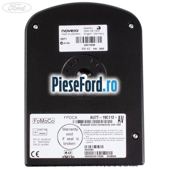 Modul interfata telefon cu USB Ford Fiesta 2008-2012 1.25 82 cp SNJA, SNJB, SNJC, SNJD benzina