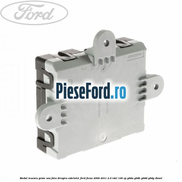 Modul macara geam usa fata dreapta cabriolet Ford Focus 2008-2011 2.0 TDCi 136 cp G6DA, G6DB, G6DD, G6DG diesel
