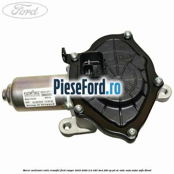 Motor actionare cutie transfer Ford Ranger 2016-2020 3.2 TDCi 4x4 200 cp P5-AT, SA2R, SA2S, SA2W, SAFA diesel