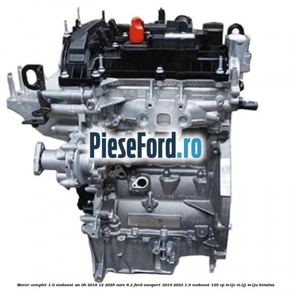 Motor complet 1.0 EcoBoost an 08/2018-12/2025 Euro 6.2 Ford EcoSport 2019-2023 1.0 EcoBoost 125 cp M1JC, M1JJ, M1JU benzina