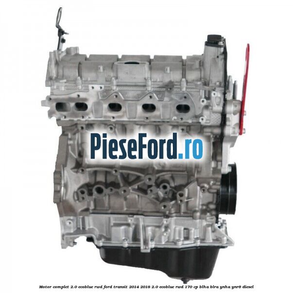 Motor complet 2.0 EcoBlue RWD Ford Transit 2014-2018 2.0 EcoBlue RWD 170 cp BLHA, BLRA, YNHA, YNR6 diesel