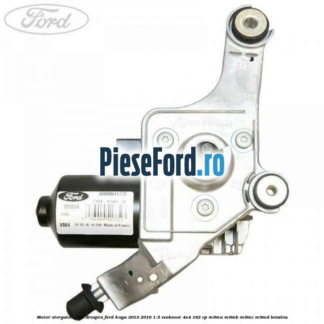 Motor stergator fata dreapta Ford Kuga 2013-2016 1.5 EcoBoost 4x4 182 cp Motor stergator fata dreapta Ford Kuga 2013-2016 1.5 EcoBoost 4x4 182 cp M9MA, M9MB, M9MC, M9MD benzina