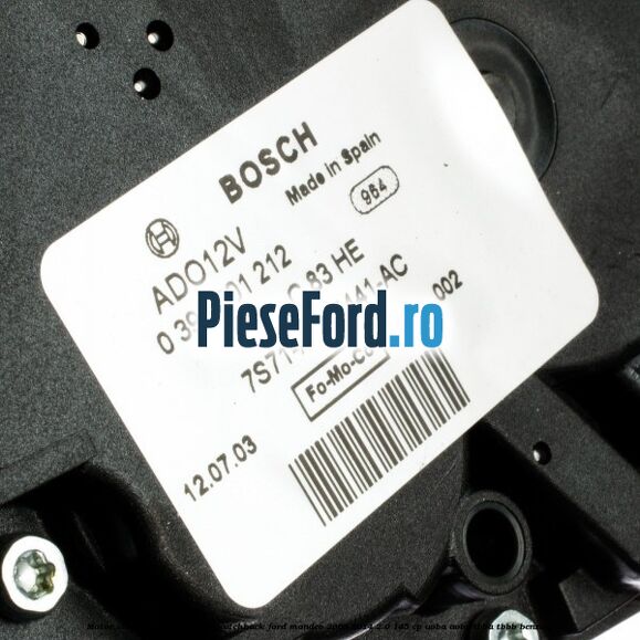 Motor stergator luneta 5 usi hatchback Ford Mondeo 2008-2014 2.0 145 cp Motor stergator luneta 5 usi hatchback Ford Mondeo 2008-2014 2.0 145 cp AOBA, AOBC, TBBA, TBBB benzina