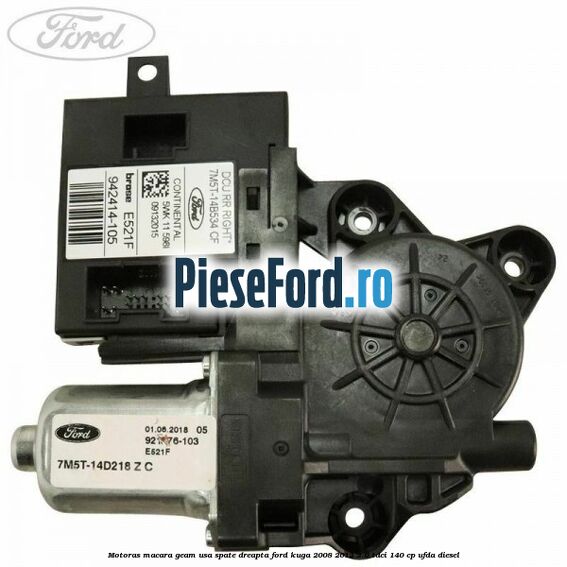 Motoras macara geam usa spate dreapta Ford Kuga 2008-2012 2.0 TDCI 140 cp UFDA diesel