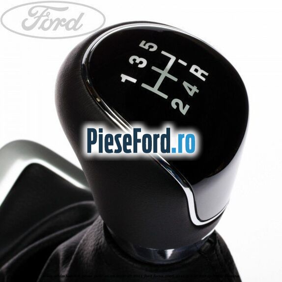 Nuca schimbator 5 viteze, piele an 08/2008-07/2011 Ford Focus 2008-2011 2.5 ST 225 cp HYDA benzina