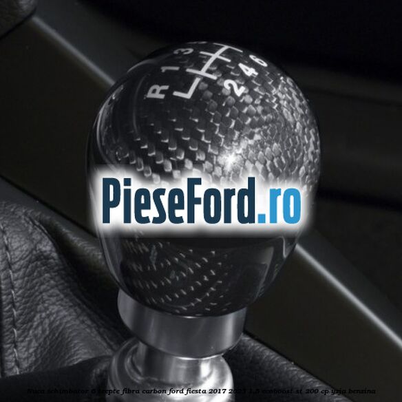 Nuca schimbator 6 trepte fibra carbon Ford Fiesta 2017-2023 1.5 EcoBoost ST 200 cp YZJA benzina