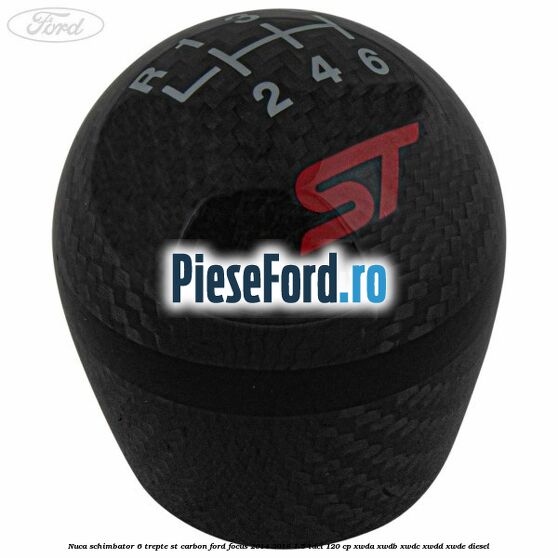 Nuca schimbator 6 trepte ST carbon Ford Focus 2014-2018 1.5 TDCi 120 cp XWDA, XWDB, XWDC, XWDD, XWDE diesel