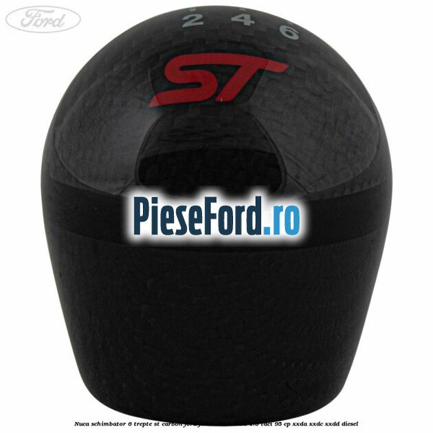 Nuca schimbator 6 trepte ST carbon Ford Focus 2014-2018 1.5 TDCi 95 cp XXDA, XXDC, XXDD diesel