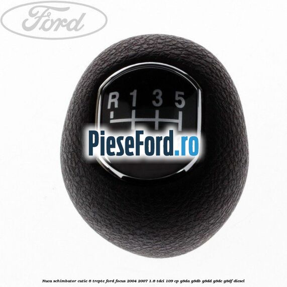 Nuca schimbator, cutie 6 trepte Ford Focus 2004-2007 1.6 TDCi 109 cp G8DA, G8DB, G8DD, G8DE, G8DF diesel