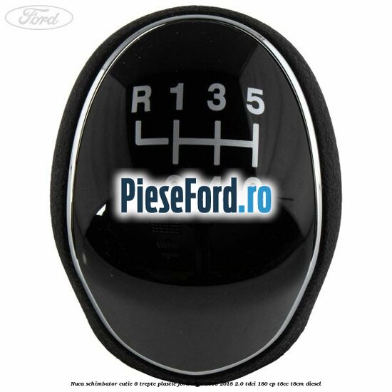 Nuca schimbator, cutie 6 trepte plastic Ford Edge 2016-2018 2.0 TDCi 180 cp T8CC, T8CM diesel