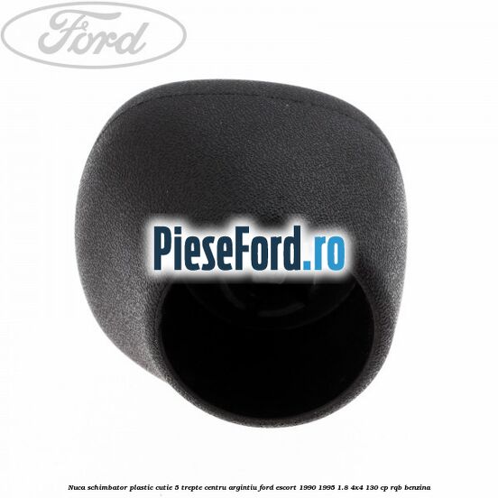 Nuca schimbator, plastic cutie 5 trepte centru argintiu Ford Escort 1990-1995 1.8 4x4 130 cp RQB benzina