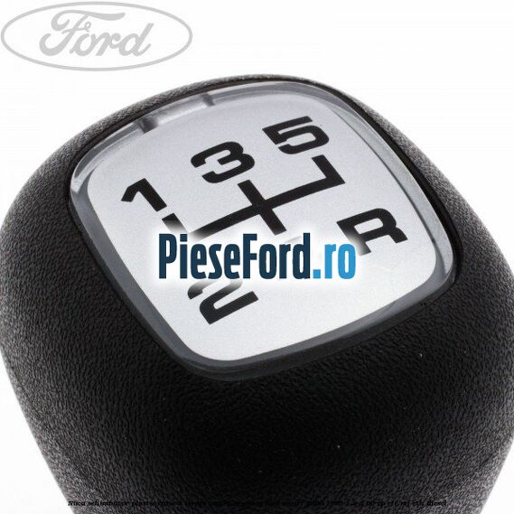 Nuca schimbator, plastic cutie 5 trepte centru argintiu Ford Escort 1990-1995 1.8 D 60 cp RTE, RTF, RTH diesel