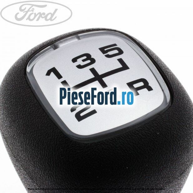 Nuca schimbator, plastic cutie 5 trepte centru argintiu Ford Escort 1995-1998 1.3 60 cp J4B, J6A benzina