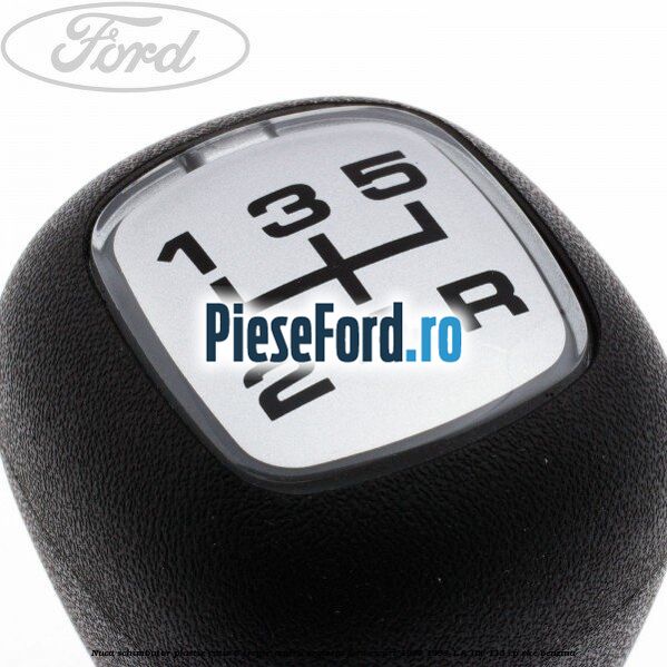 Nuca schimbator, plastic cutie 5 trepte centru argintiu Ford Escort 1995-1998 1.8 16V 115 cp RKC benzina