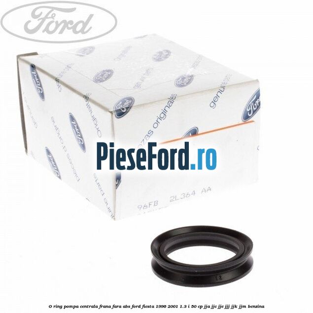 O-ring pompa centrala frana, fara ABS Ford Fiesta 1996-2001 1.3 i 50 cp JJA, JJC, JJE, JJJ, JJK, JJM benzina