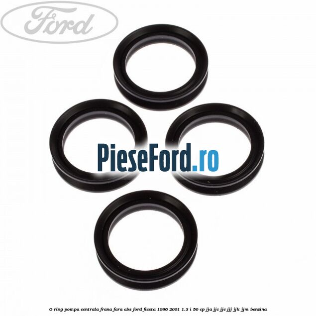 O-ring pompa centrala frana, fara ABS Ford Fiesta 1996-2001 1.3 i 50 cp JJA, JJC, JJE, JJJ, JJK, JJM benzina