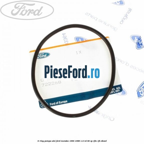O-ring pompa ulei Ford Mondeo 1993-1996 1.8 TD 90 cp RFM, RFN diesel