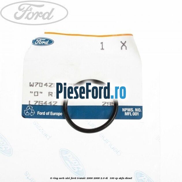O-ring sorb ulei Ford Transit 2000-2006 2.0 DI  100 cp ABFA diesel