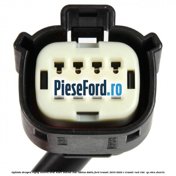 Oglinda dreapta reglaj electric brat scurt semnal clar cabina dubla Ford Transit 2019-2023 E-TRANSIT RWD 184  cp C0RA electric