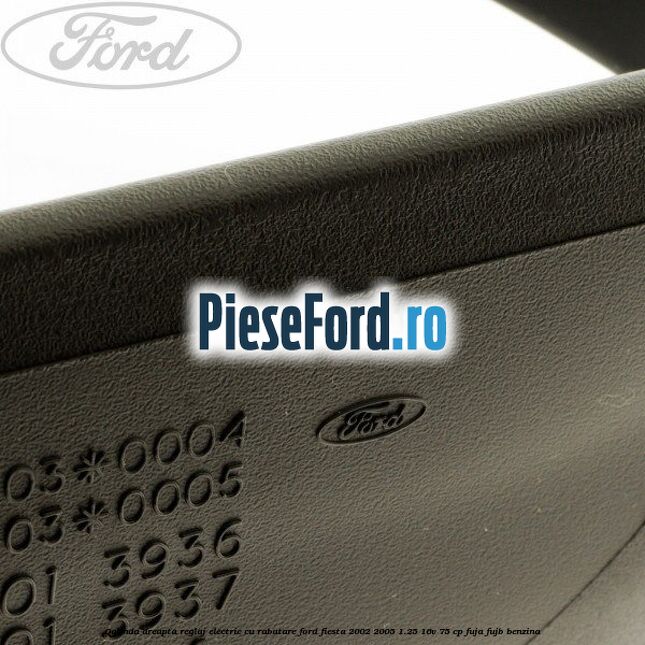 Oglinda dreapta reglaj electric cu rabatare Ford Fiesta 2002-2005 1.25 16V 75 cp FUJA, FUJB benzina