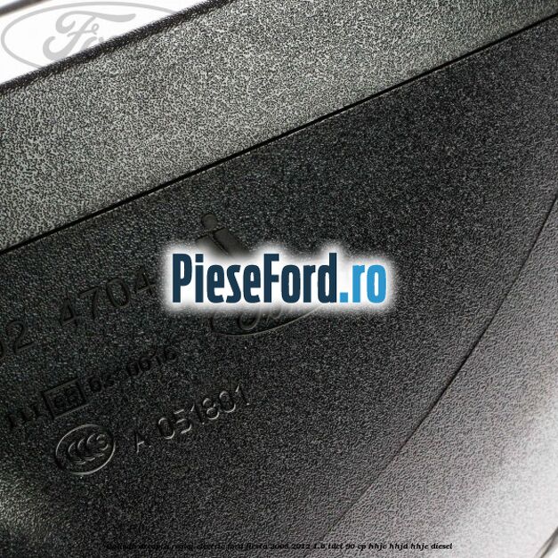Oglinda dreapta reglaj electric Ford Fiesta 2008-2012 1.6 TDCi 90 cp HHJC, HHJD, HHJE diesel