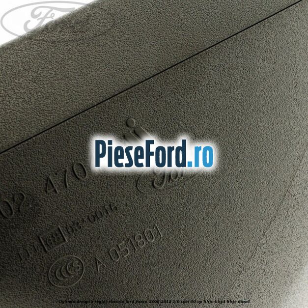 Oglinda dreapta reglaj electric Ford Fiesta 2008-2012 1.6 TDCi 90 cp HHJC, HHJD, HHJE diesel