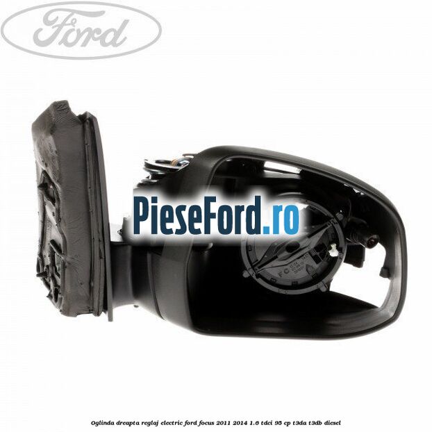Oglinda dreapta reglaj electric Ford Focus 2011-2014 1.6 TDCi 95 cp T3DA, T3DB diesel