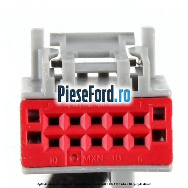 Oglinda dreapta reglaj electric Ford Grand C-Max 2011-2015 2.0 TDCi 115 cp TYDA diesel