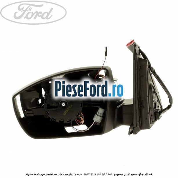 Oglinda stanga model cu rabatare Ford S-Max 2007-2014 2.0 TDCi 140 cp QXWA, QXWB, QXWC, UFWA diesel