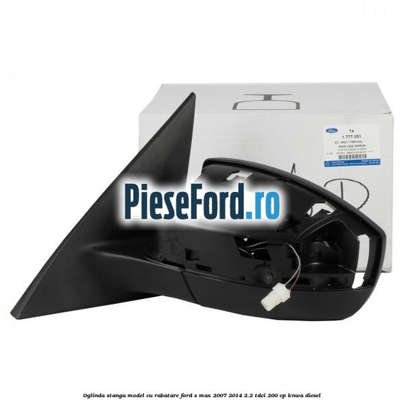 Oglinda stanga model cu rabatare Ford S-Max 2007-2014 2.2 TDCi 200 cp KNWA diesel