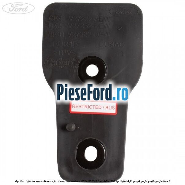 Opritor inferior usa culisanta Ford Tourneo Custom 2014-2018 2.0 EcoBlue 130 cp BKFA, BKFB, YMF6, YMFA, YMFB, YMFS diesel
