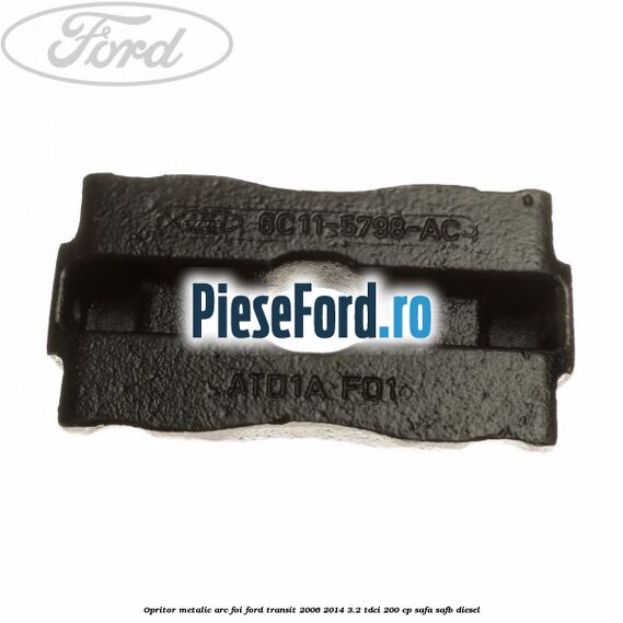 Opritor metalic arc foi Ford Transit 2006-2014 3.2 TDCi 200 cp SAFA, SAFB diesel