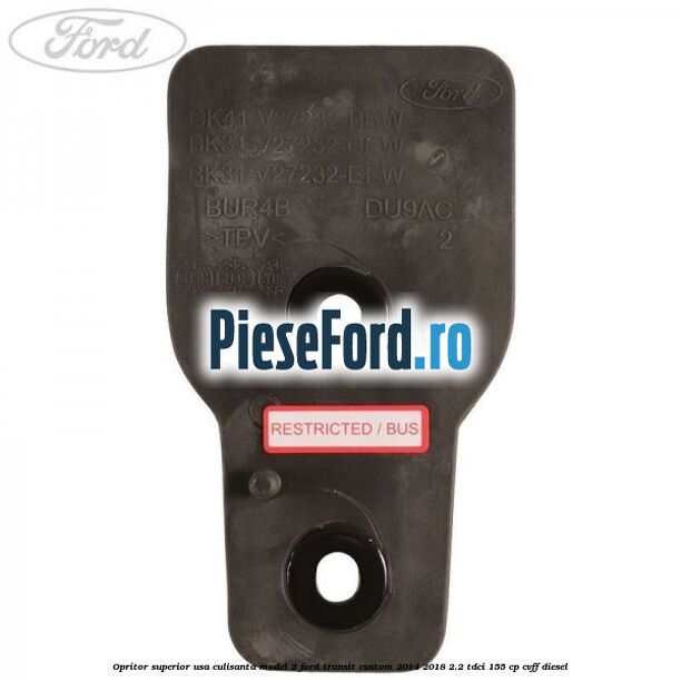 Opritor superior usa culisanta model 2 Ford Transit Custom 2014-2018 2.2 TDCi 155 cp Opritor superior usa culisanta model 2 Ford Transit Custom 2014-2018 2.2 TDCi 155 cp CVFF diesel