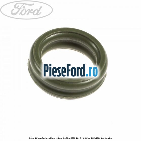 Oring 25 conducta radiator clima Ford Ka 2009-2016 1.2 69 cp 169A4000, FP4 benzina