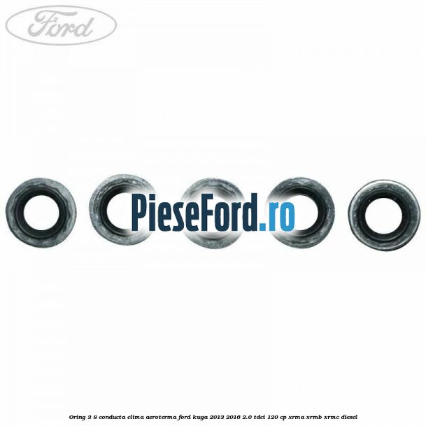 Oring 3/8 conducta clima aeroterma Ford Kuga 2013-2016 2.0 TDCi 120 cp XRMA, XRMB, XRMC diesel