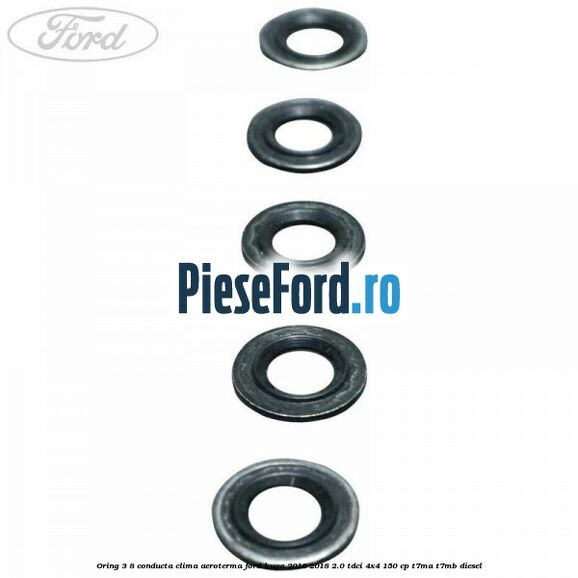 Oring 3/8 conducta clima aeroterma Ford Kuga 2016-2018 2.0 TDCi 4x4 150 cp T7MA, T7MB diesel