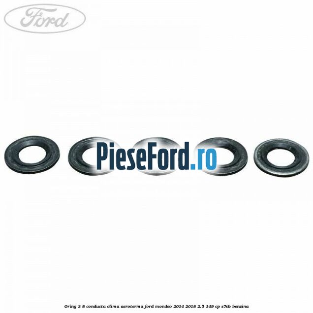 Oring 3/8 conducta clima aeroterma Ford Mondeo 2014-2018 2.5 149 cp S7CB benzina