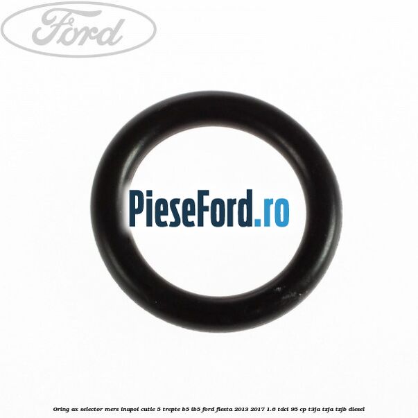 Oring ax selector mers inapoi cutie 5 trepte B5/IB5 Ford Fiesta 2013-2017 1.6 TDCi 95 cp T3JA, TZJA, TZJB diesel