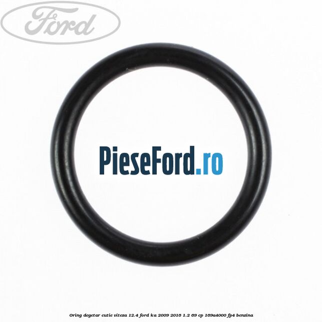 Oring degetar cutie viteza 12.4 Ford Ka 2009-2016 1.2 69 cp 169A4000, FP4 benzina