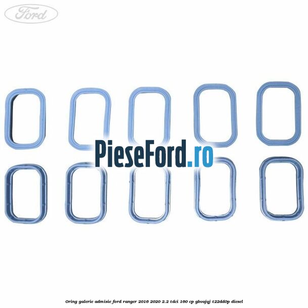 Oring galerie admisie Ford Ranger 2016-2020 2.2 TDCi 160 cp GBVAJQJ, T22DD0P diesel