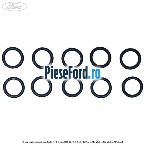 Oring la filtru freon conducta Ford Focus 2008-2011 1.6 TDCi 109 cp Oring la filtru freon conducta Ford Focus 2008-2011 1.6 TDCi 109 cp G8DA, G8DB, G8DD, G8DE, G8DF diesel