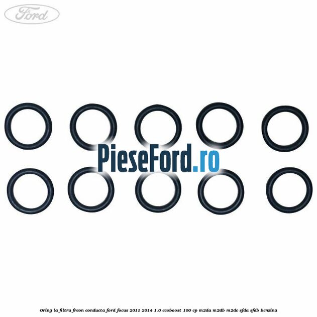 Oring la filtru freon conducta Ford Focus 2011-2014 1.0 EcoBoost 100 cp Oring la filtru freon conducta Ford Focus 2011-2014 1.0 EcoBoost 100 cp M2DA, M2DB, M2DC, SFDA, SFDB benzina