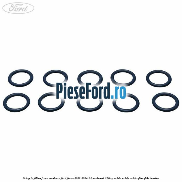Oring la filtru freon conducta Ford Focus 2011-2014 1.0 EcoBoost 100 cp Oring la filtru freon conducta Ford Focus 2011-2014 1.0 EcoBoost 100 cp M2DA, M2DB, M2DC, SFDA, SFDB benzina