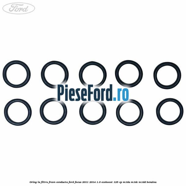 Oring la filtru freon conducta Ford Focus 2011-2014 1.0 EcoBoost 125 cp M1DA, M1DC, M1DD benzina