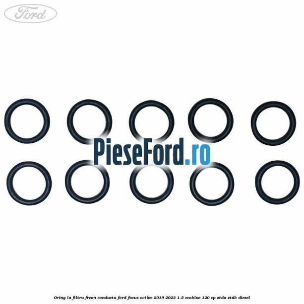 Oring la filtru freon conducta Ford Focus Active 2019-2023 1.5 EcoBlue 120 cp ZTDA, ZTDB diesel