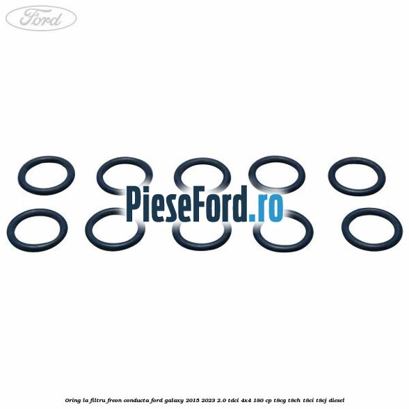 Oring la filtru freon conducta Ford Galaxy 2015-2023 2.0 TDCi 4x4 180 cp T8CG, T8CH, T8CI, T8CJ diesel