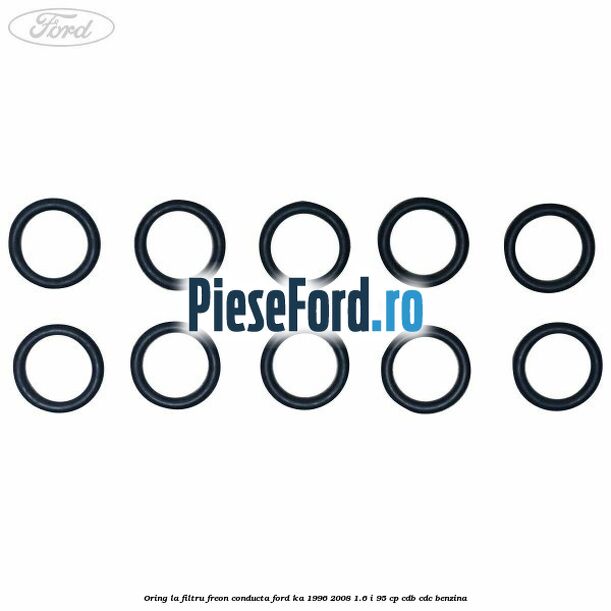 Oring la filtru freon conducta Ford Ka 1996-2008 1.6 i 95 cp Oring la filtru freon conducta Ford Ka 1996-2008 1.6 i 95 cp CDB, CDC benzina